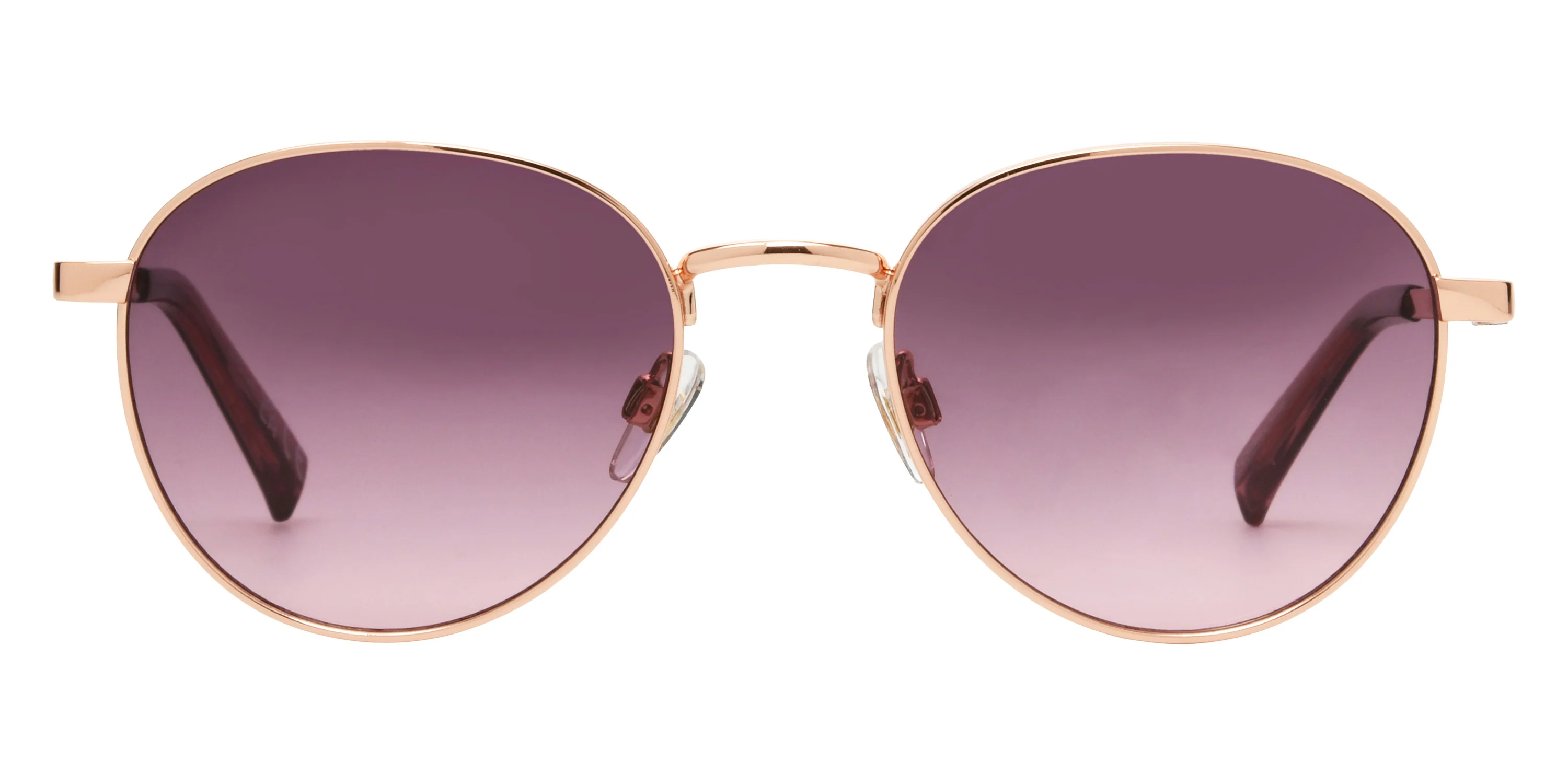 Foster Grant - Fashion Rose Gold Round Sunglasses 460